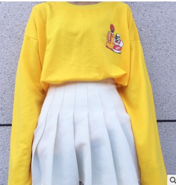 KUSO, childhood memory, printed long sleeved sleeve TEE