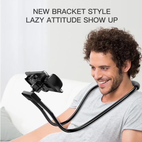 baseus mobile phone holder 360 degree Flexible Lazy stand can neck