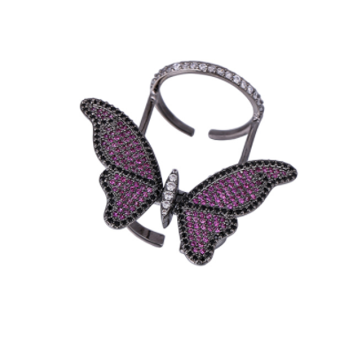 Butterfly Ring Resizable