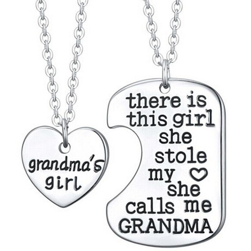 2 PIECE GRANDMA'S GIRL NECKLACE