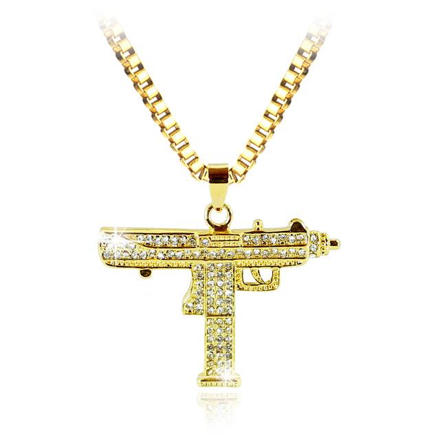 Hip Hop Pendant Zirconium Diamond Necklace Jewelry