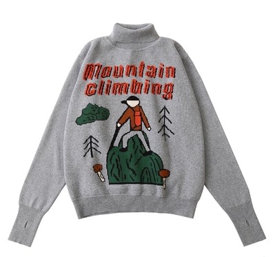 The new style of jog college has a strong wind and chilly charm