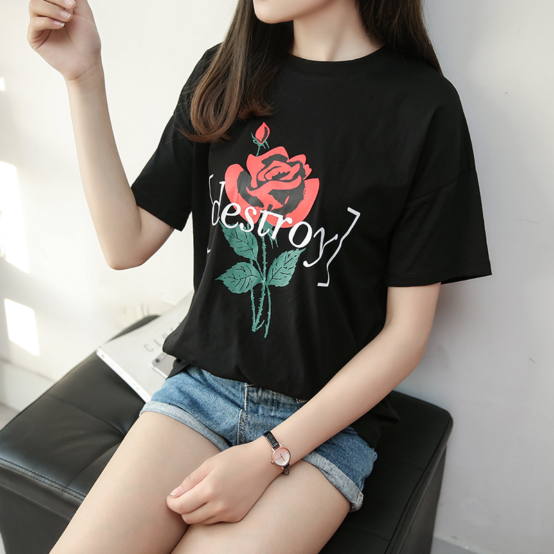 tee shirt la rose X
