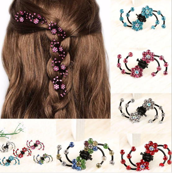Children's Hairpin Plum Belt With Small Drill Claws