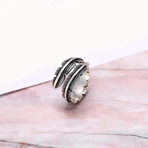 Antique Feather Ring