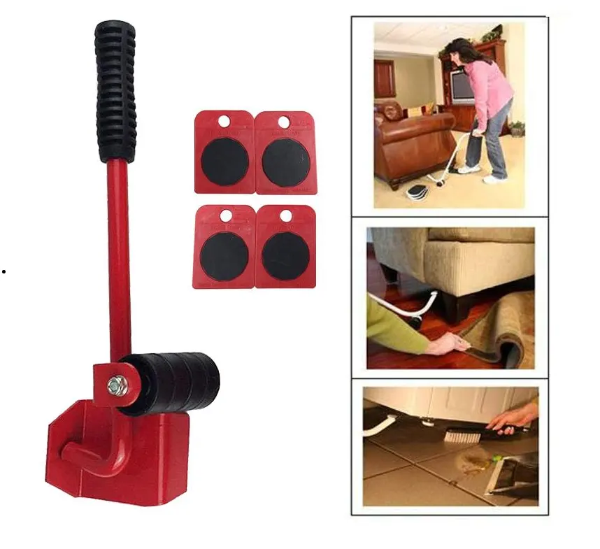 Professional Furniture Transport Moving Lifter Tool Mover Device 5PCS