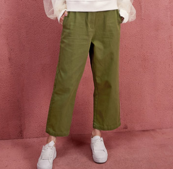 The Childish Jean in Green