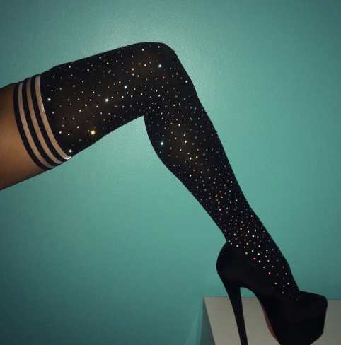 Sparkly Rhinestone Sox