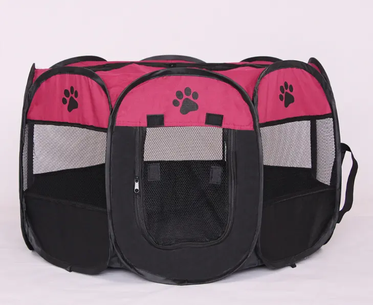 Folding Octagonal Pet Fence Oxford Cloth Cat