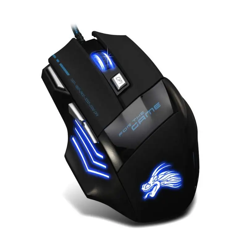 Professional Wired Gaming Mouse 5500DPI Adjustable 7