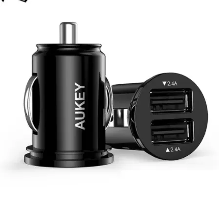 AUKEY Universal Mini Car Charger 2USB Car-Charger Auto Mobile