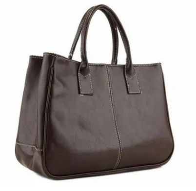 New Trend Korean Fashion Tote Handbag - Brown