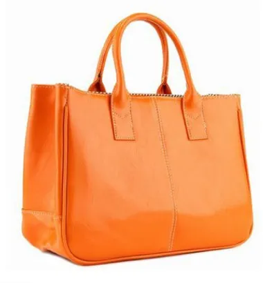New Trend Korean Fashion Tote Handbag - Orange