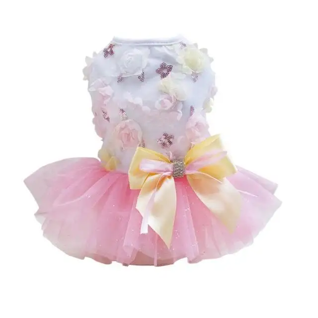 Dog Skirt Princess Tutu Spring-Summer Teddy Dress