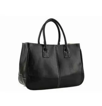 New Trend Korean Fashion Tote Handbag - Black