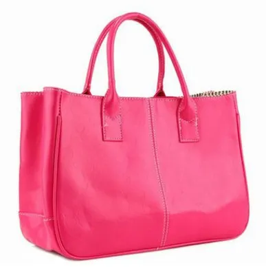New Trend Korean Fashion Tote Handbag - Pink