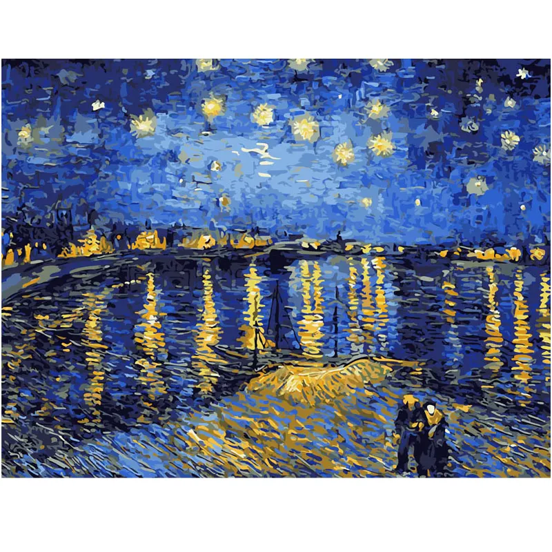 Best Pictures DIY Digital Oil Painting Paint
