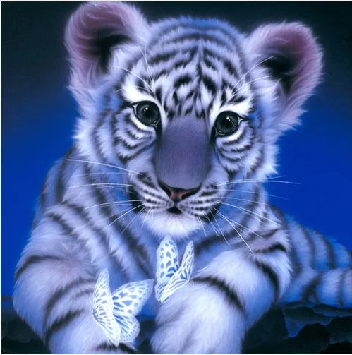 Tiger 5D Diamant BRICOLAGE Peinture Broderie Strass Point De Croix Diamant Peinture Kits DIY Sticker Peinture Craft Home Decor 30X30 - Shop at LoveMi