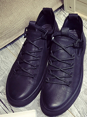 Genuine Leather Men's Sneakers