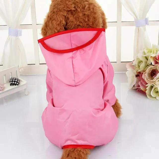 Waterproof Poncho for Chilhuahua - Pink