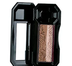 Two-color eyeshadow easy to apply makeup color earth color - Rice Brown Earth
