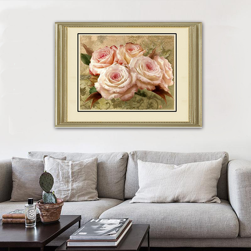 DIY 5D  Peony Flower Diamond Painting Floral Diamond Embroidery Paintiing   Full Round Drill Decor