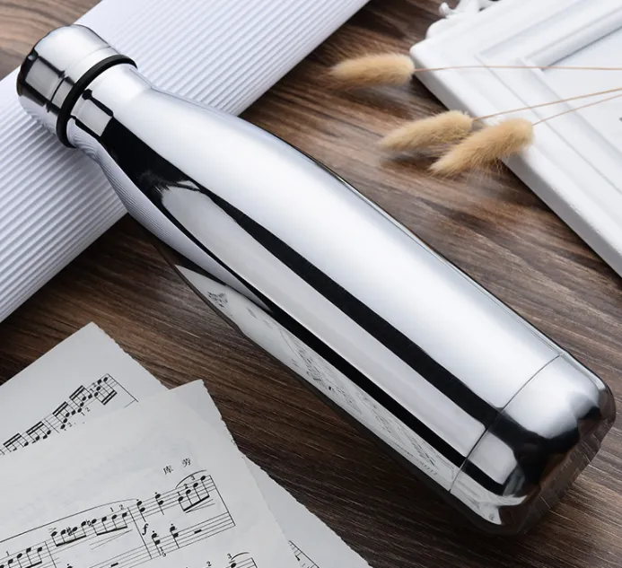 Stainless Steel Vacuum Flasks 550ml - Silver Plating