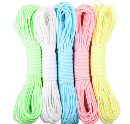 Luminous 9-core luminous rope Camping outdoor safety equipment special rope 9-cell umbrella rope - Image 2