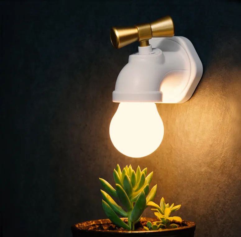 Faucet Night Lamp LED Induction Bed Lamp USB Charging Sound-controlled Night Lamp – image 4