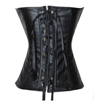 Stylish Punk Faux Leather Corset