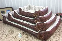 Factory Pet Kennel Washable Teddy Four Golden Retriever Dogpet Nest Pad - Rice Whitefour Piece Suit - View 1