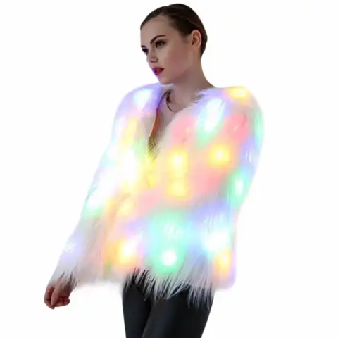 Festival Fur Coat LED Jacket