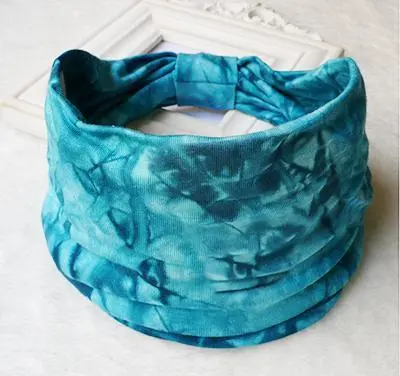 Retro Tie Dye Headbands Dark Green - Shop at LoveMi