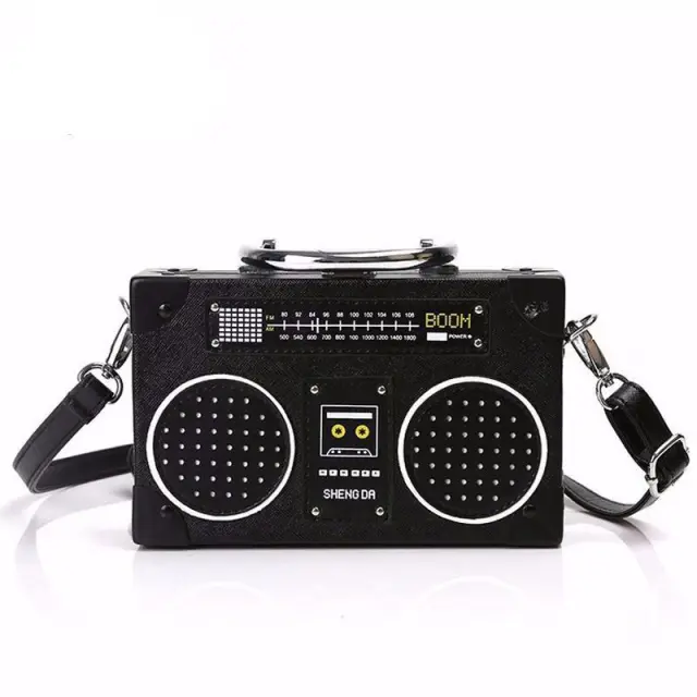 Back to 80's Radio Style Clutch Bag - Shop at LoveMi