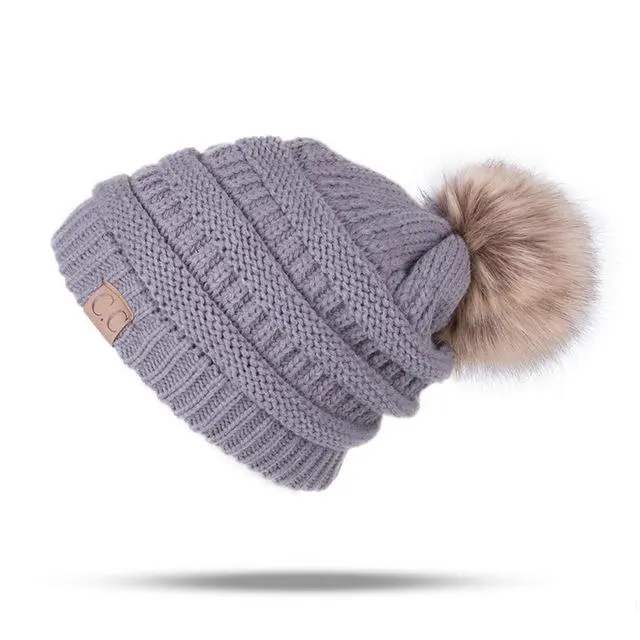 CC Extra WarmLined Skullies - Light Grey