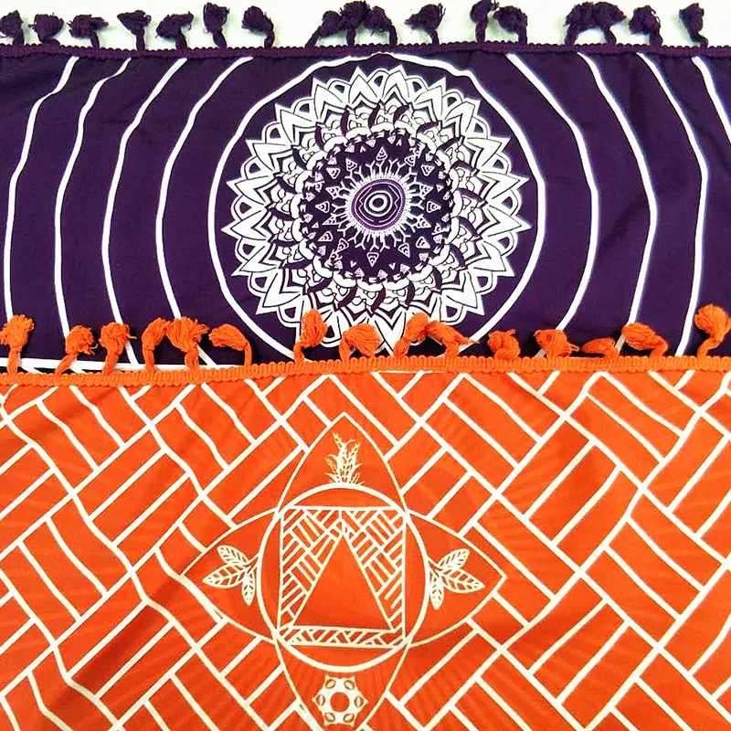 Bohemia India Mandala Blanket Beach Yoga Mat – image 2