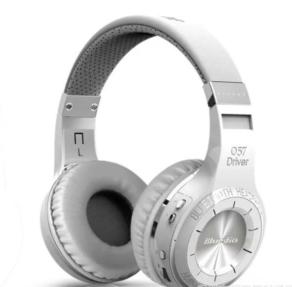 Bluedio Headphones White Silver – image 3