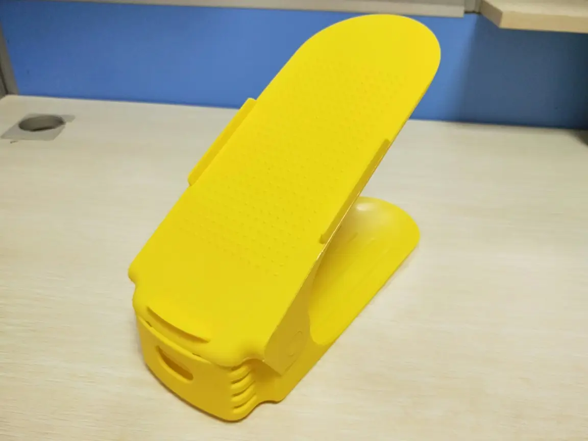 Adjustable Double Stand Shoe Support Lock Closet