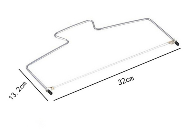 Ustensiles Patisserie Stainless Steel Slicer Adjustable 2-Wire Cake Leveler Cake Slicer Baking Dough Cutter Cake Decorating Tool