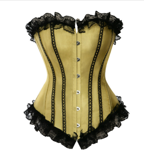 Title 4, Sexy Satin and Lace-Up Boned Corset