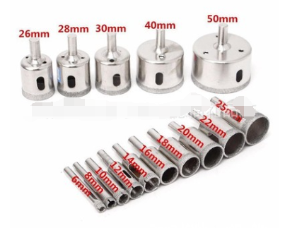6-50mm Glass Drill Bit Set