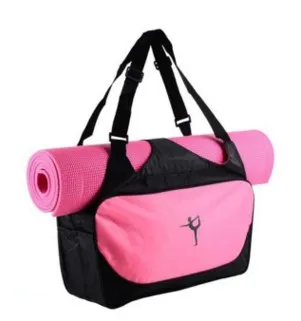 Fitness Pack Yoga backpack pillow waterproof Yoga pillow bag Pink - Shop at LoveMi