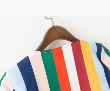 Colourful Tie Hem Cardigan Kimono