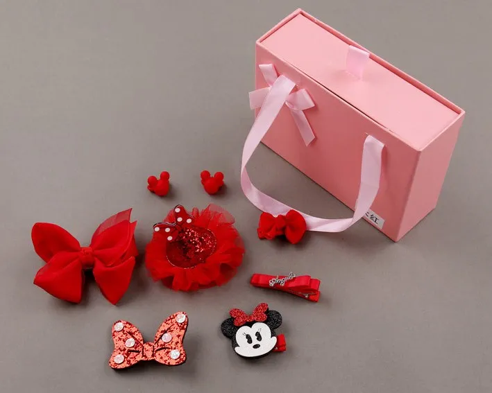 Princess Hairpin Kit Hair Barrette Clip - Red