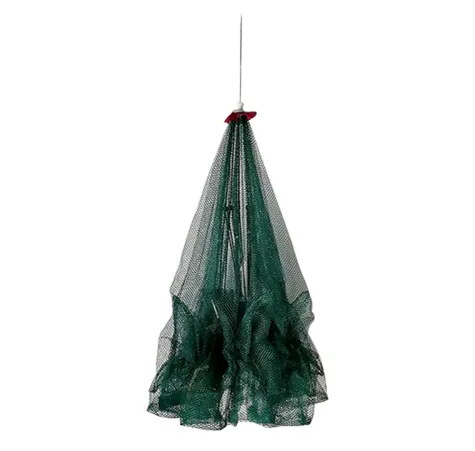 Strengthened 4-20 Holes Automatic Fishing Net Shrimp Cage Nylon Foldable Fish Trap Cast Net Cast Fold Crab Trap Fishing Network – image 3