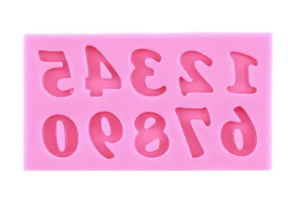 0-9 Digital Liquid Silicone Mold Cake