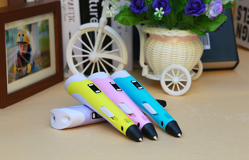 3D print pen 3D pen two generation graffiti 3D stereoscopic paintbrush children puzzle painting toys 4