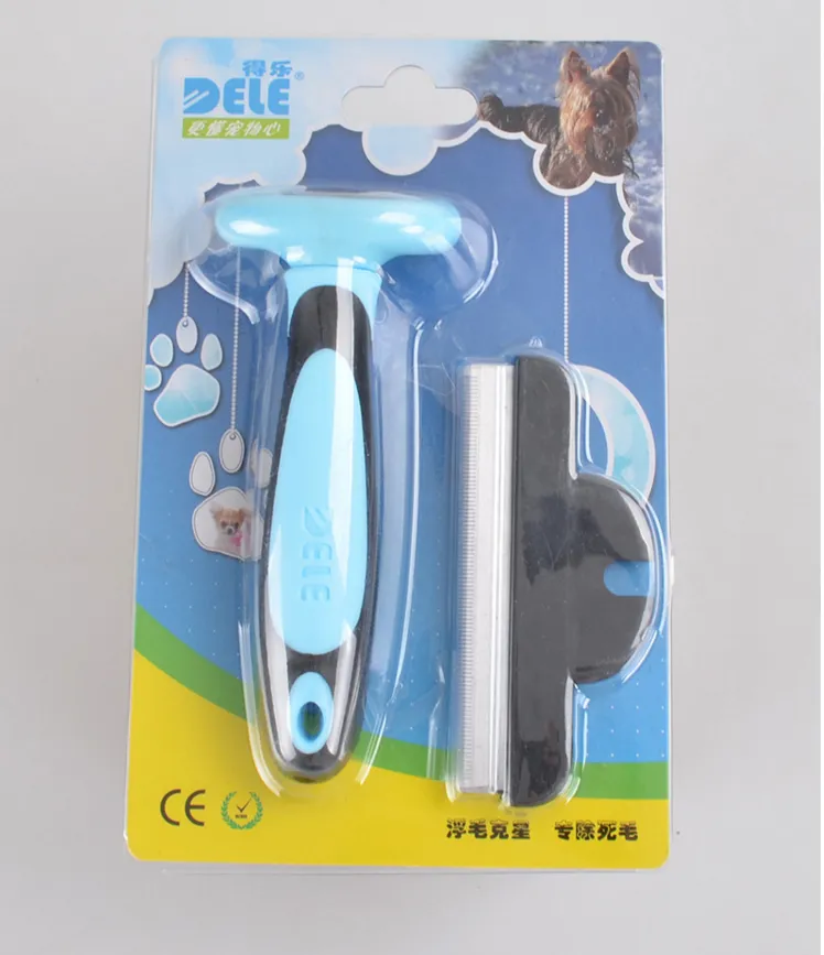 Pet Hair Removal Comb - Blue