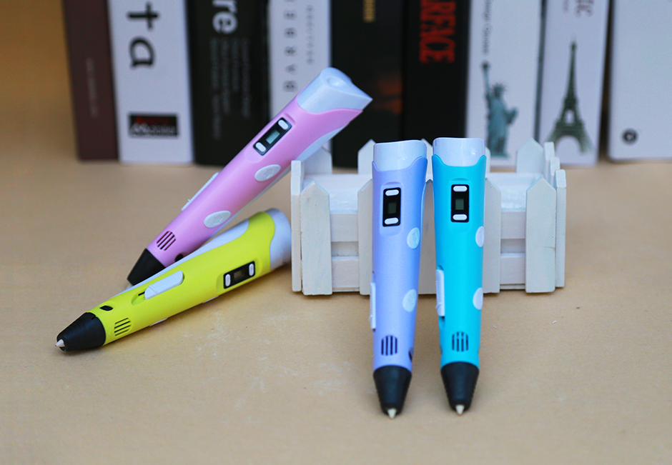 3D print pen 3D pen two generation graffiti 3D stereoscopic paintbrush children puzzle painting toys 3
