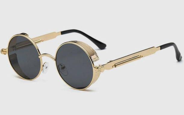 Austin Powers Vintage Round Metal Frame Sunglasses - Image 24